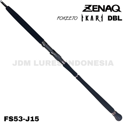 Zenaq Spinning Rod Fokeeto Ikari DBL FS53-J15