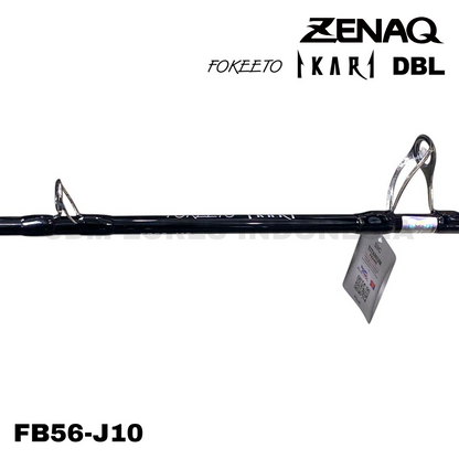 Zenaq Baitcasting Rod Fokeeto Ikari DBL FB56-J10