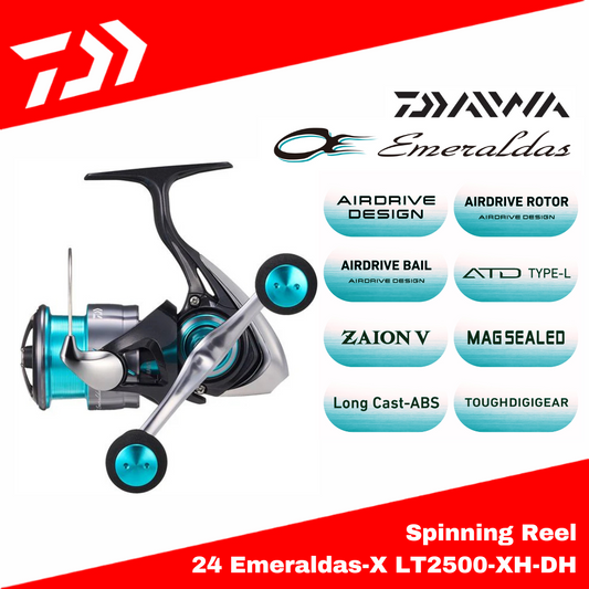 Gulungan Pemintal Daiwa 24 Emeraldas-X LT2500-XH-DH
