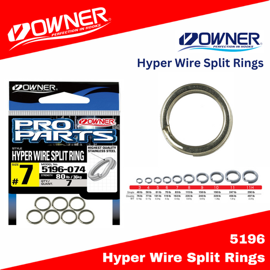 Owner 5196 Hyper Wire Split Rings