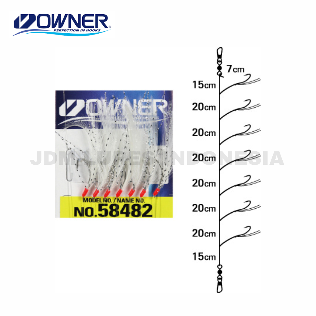 Pemilik White Feather Sabiki 58482