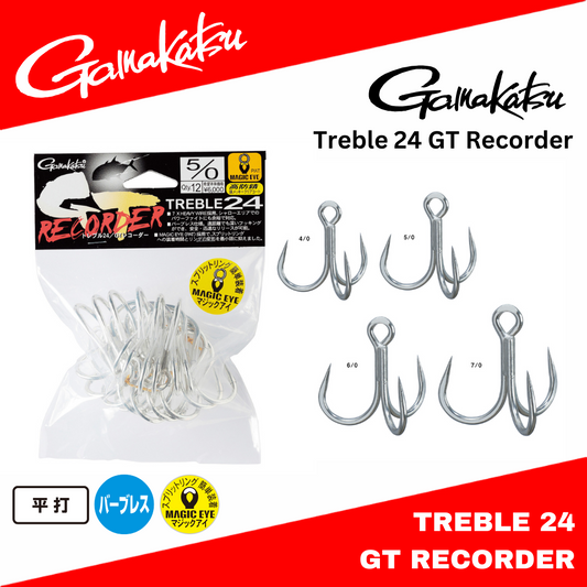 Perekam Gamakatsu Treble 24 Hook GT