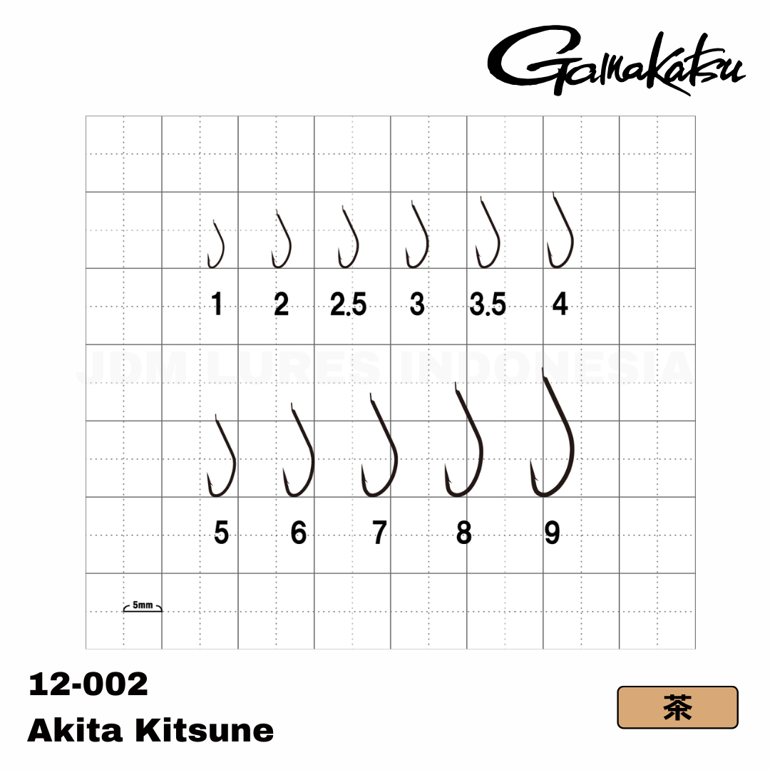 Gamakatsu 12-002 Kait Akita Kitsune