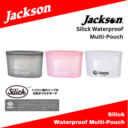 Jackson Silick Kantong Tahan Air Multi-Kantong dengan Ritsleting Silikon