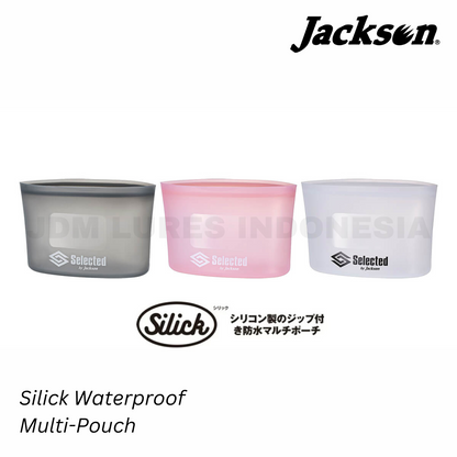 Jackson Silick Kantong Tahan Air Multi-Kantong dengan Ritsleting Silikon