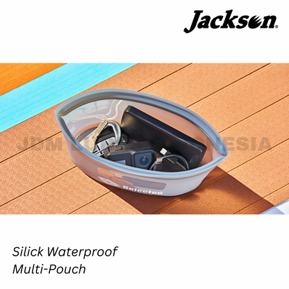 Jackson Silick Kantong Tahan Air Multi-Kantong dengan Ritsleting Silikon