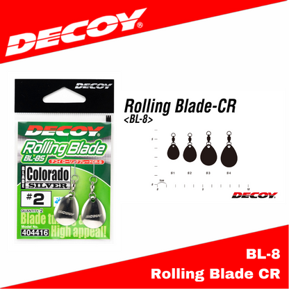 Umpan BL-8 Rolling Blade CR (Colorado)