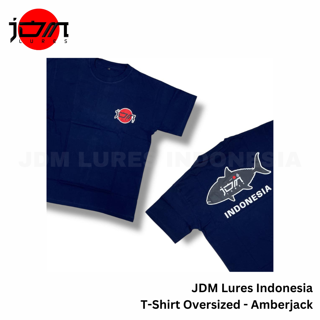 Kaos JDM Lures Indonesia Ukuran Besar - Amberjack