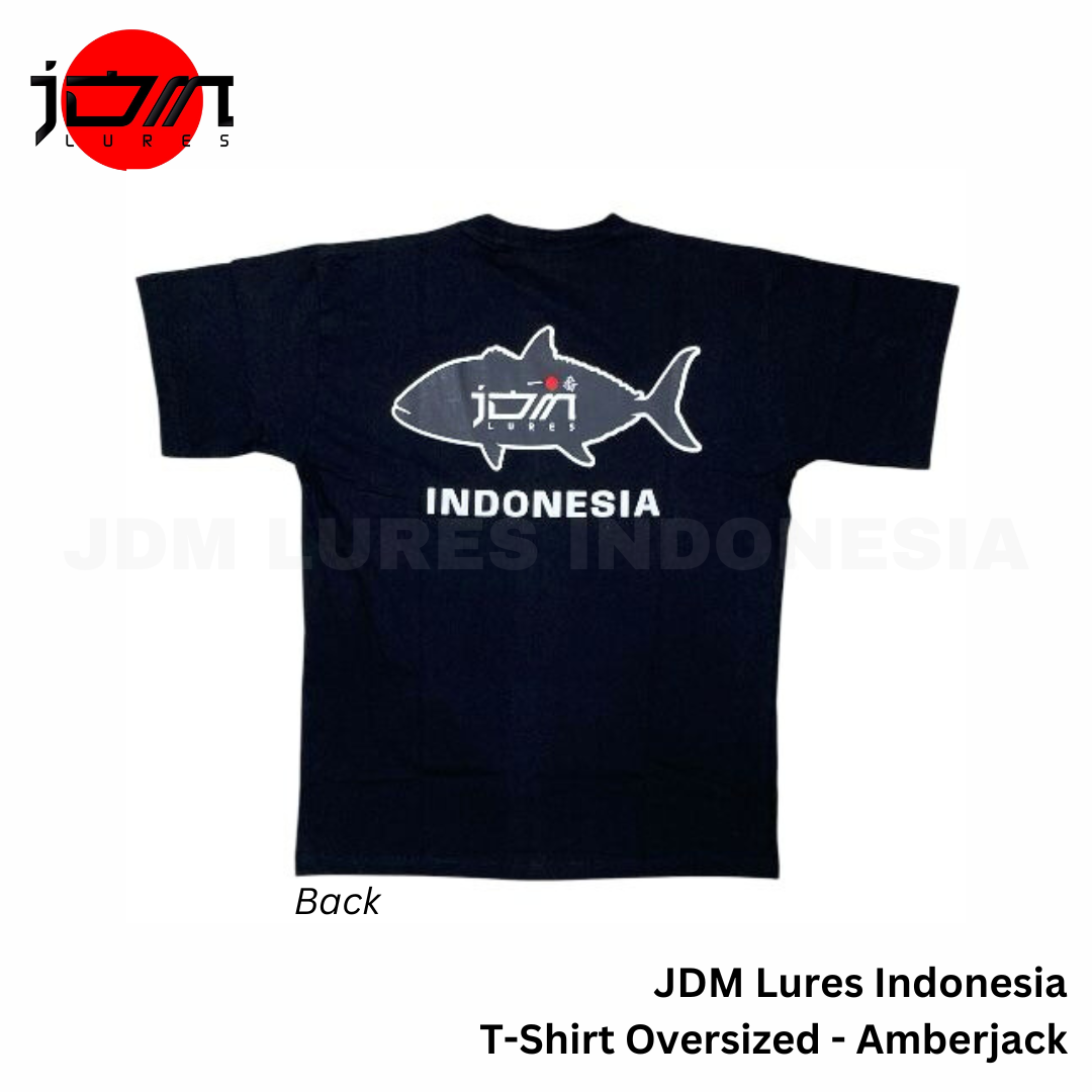 Kaos JDM Lures Indonesia Ukuran Besar - Amberjack