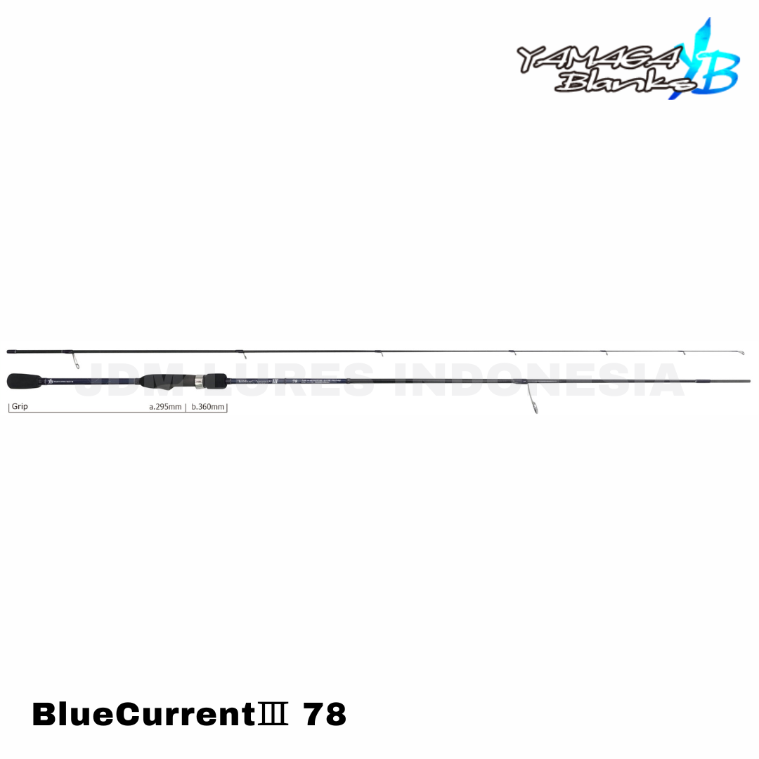 Joran Pemintal Yamaga Blanks Biru Current III 78
