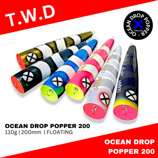 Umpan Apung TWD Ocean Drop Popper 200 110g 200mm