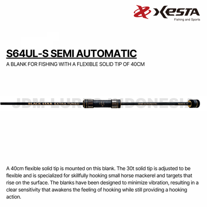 Xesta Black Star Extra Tuned S64UL-S Semi-Automatic