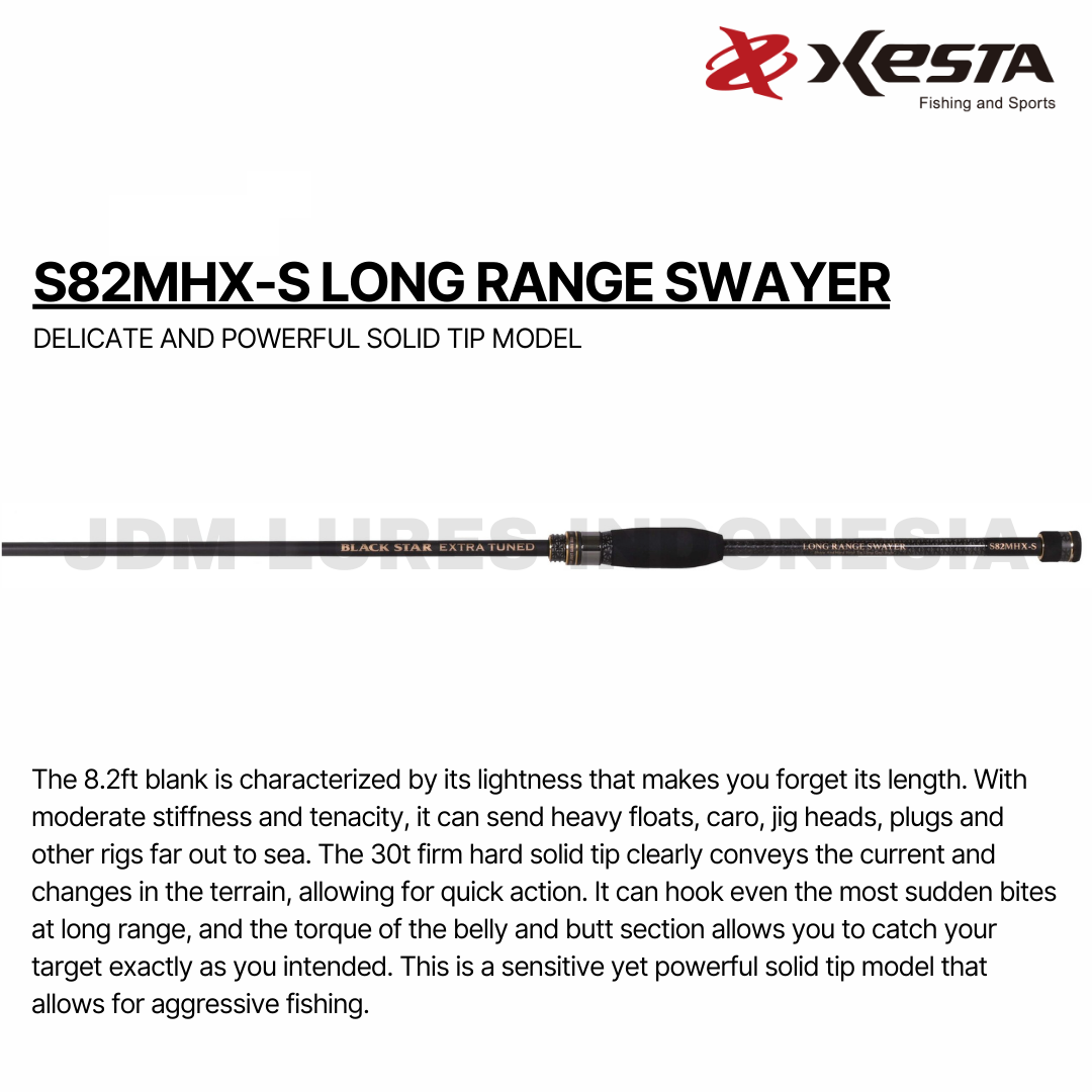 Xesta Black Star Extra Tuned S82MHX-S Long Range Swayer