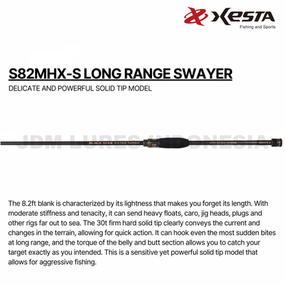 Xesta Black Star Extra Tuned S82MHX-S Long Range Swayer