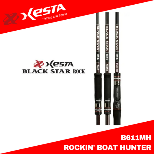 Xesta Black Star Rock B611MH Rockin Boat Hunter