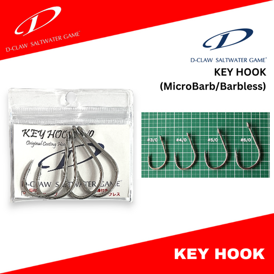 D-Claw Key Hook (MicroBarb/Barbless)