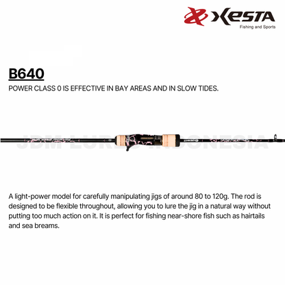 Xesta Baitcasting Rod Slow Emotion Summit Edition B640