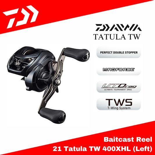 Daiwa Baitcasting Reel 21 Tatula TW 400XHL (Left Handle)