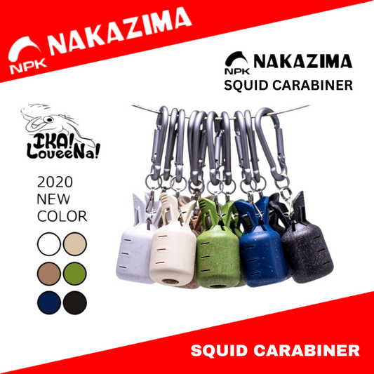 Nakazima Ika LoveeNa Egi Hook Cover With Carabiner 2020 New Color