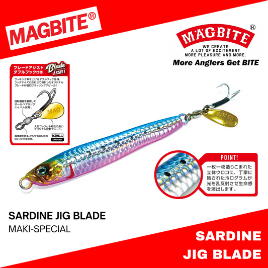 Magbite MBJ06 Sardine Jig Blade Jingging Maki-Special