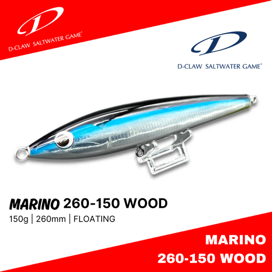 D-Claw MARINO 260-150 Wood Floating Stickbait 150g 260mm