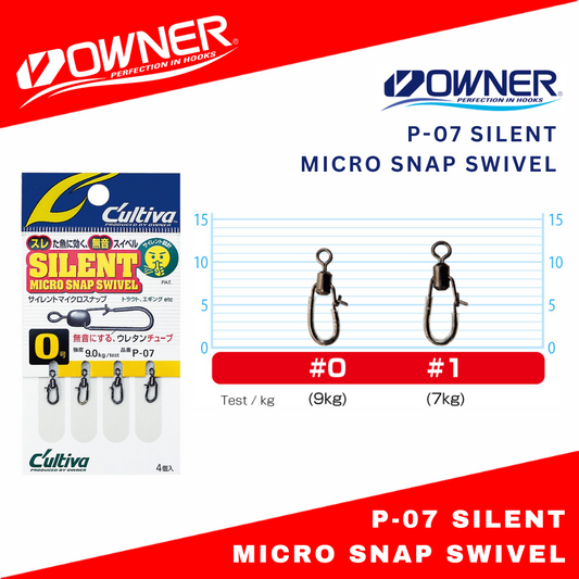 Owner P-07 Silent Micro Snap Swivel
