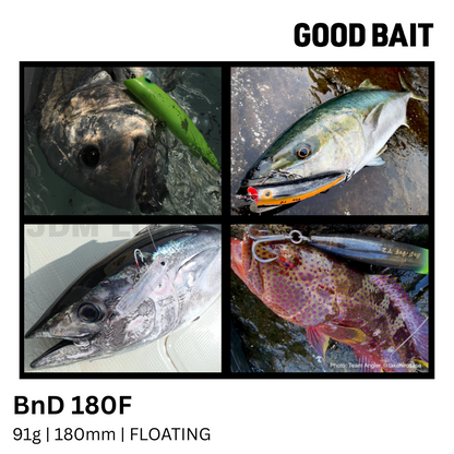 Good Bait BnD 180F Floating Diving Pencil 91g 180mm