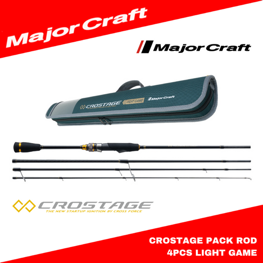MajorCraft Spinning Rod Crostage CRX-S764UL Light Game 4pcs