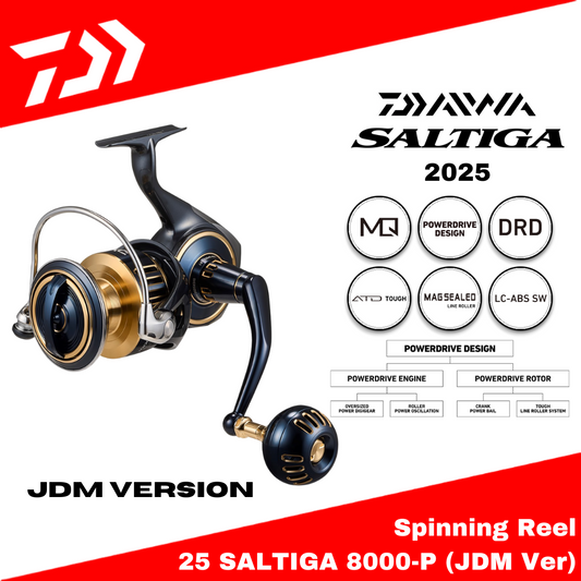 Daiwa Spinning Reel 25 Saltiga 8000-P JDM Version