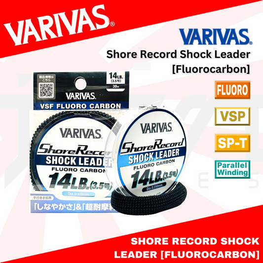 Varivas Shore Record Shock Leader Fluorocarbon