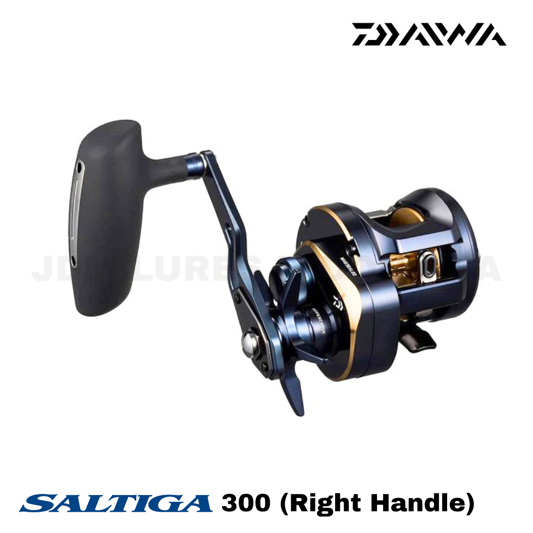 Daiwa Baitcasting Reel 25 Saltiga 300 (Right Handle)