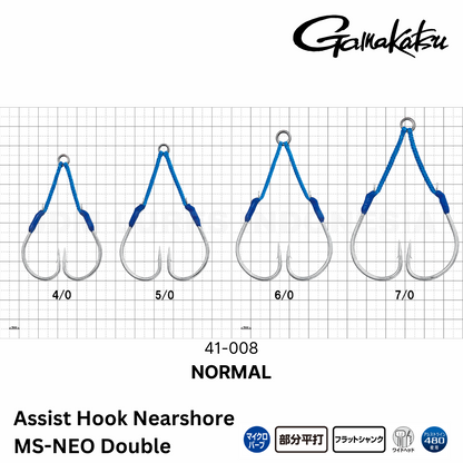 Gamakatsu Assist Hook Nearshore MS-NEO Double