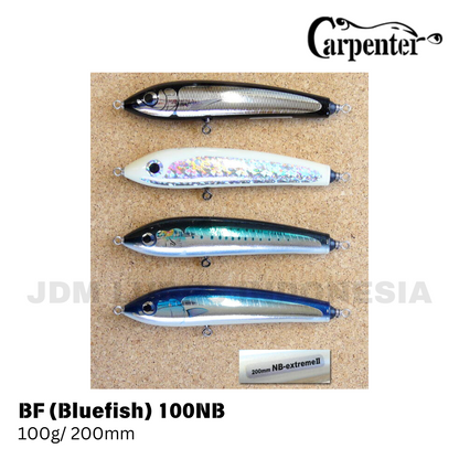 Carpenter Bluefish BF100 NB Type Extreme II Lure Stickbait Floating 100g 200mm