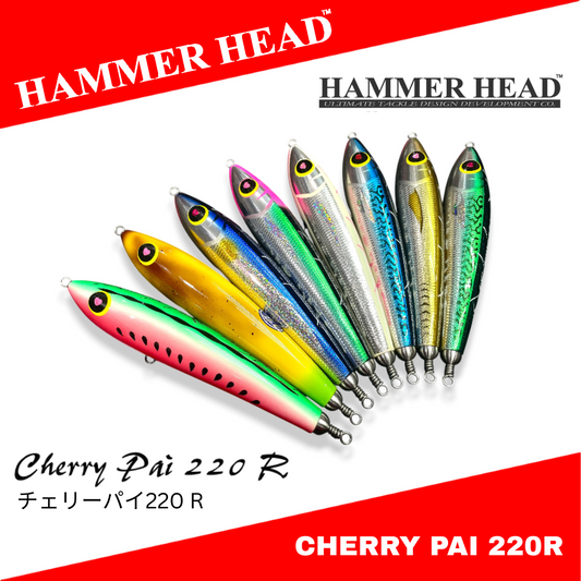 Hammer Head Cherry Pai 220R Stickbait Lure 104g 255mm