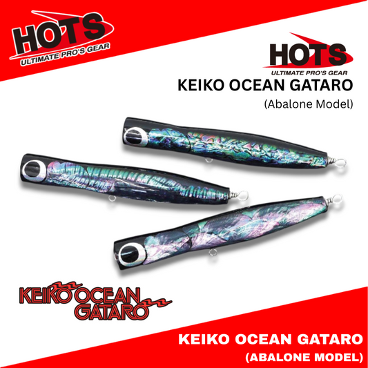 Hots Keiko Ocean Gataro Abalone Model Floating Popper 100g 230mm