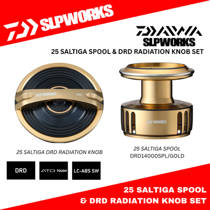 Daiwa SLP Works 25 SALTIGA DRD Spool & DRD Radiation Knob
