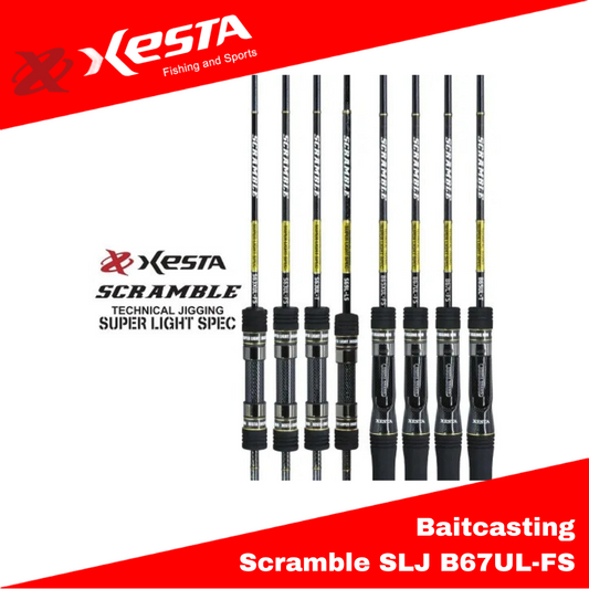 Xesta Rod Baitcast Scramble SLJ B67UL-FS Bait Solid Toughness (7269)