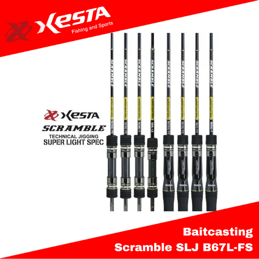 Xesta Rod Baitcast Scramble SLJ B67L-FS Power Torque Solid (7276)
