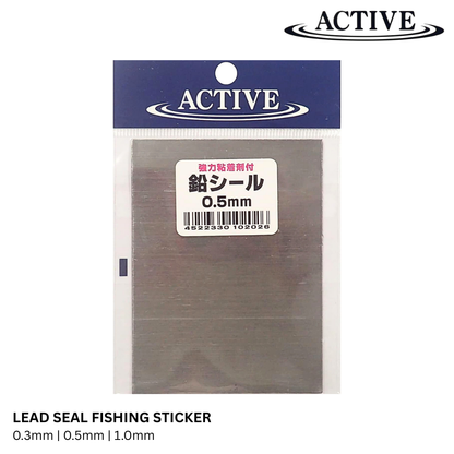 Active Lead Seal Fishing Sticker