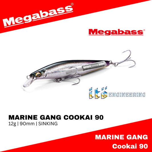 Megabass MARINE GANG Cookai 90 Sinking Lure 12g 90mm
