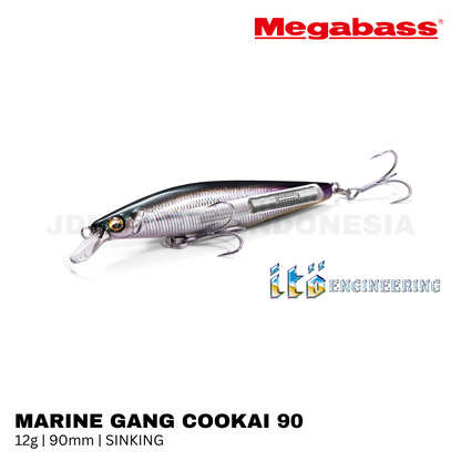 Megabass MARINE GANG Cookai 90 Sinking Lure 12g 90mm