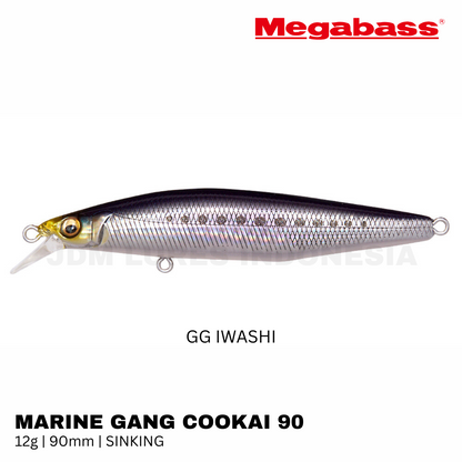 Megabass MARINE GANG Cookai 90 Sinking Lure 12g 90mm