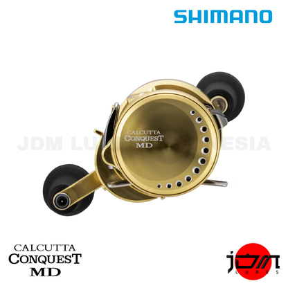 Reel Baitcasting Shimano 23 Calcutta Conquest MD 401XGLH - Pegangan Kiri