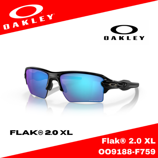 Kacamata Hitam Oakley Flak 2.0 XL Prizm Sapphire Polarized OO9188-F759