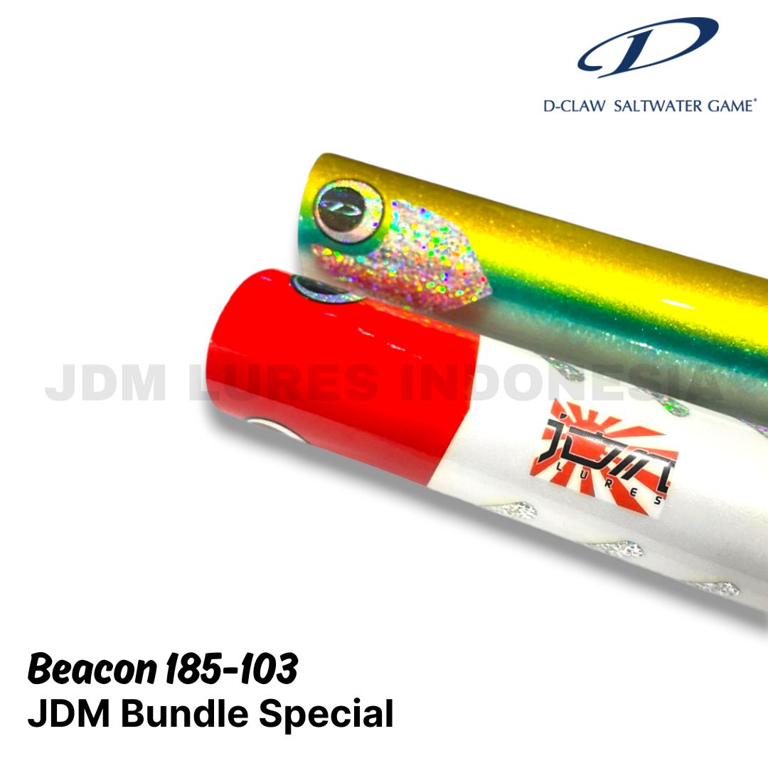 D-Claw Beacon 185-103 Wood Popper 103g 185mm JDM Bundle Spesial