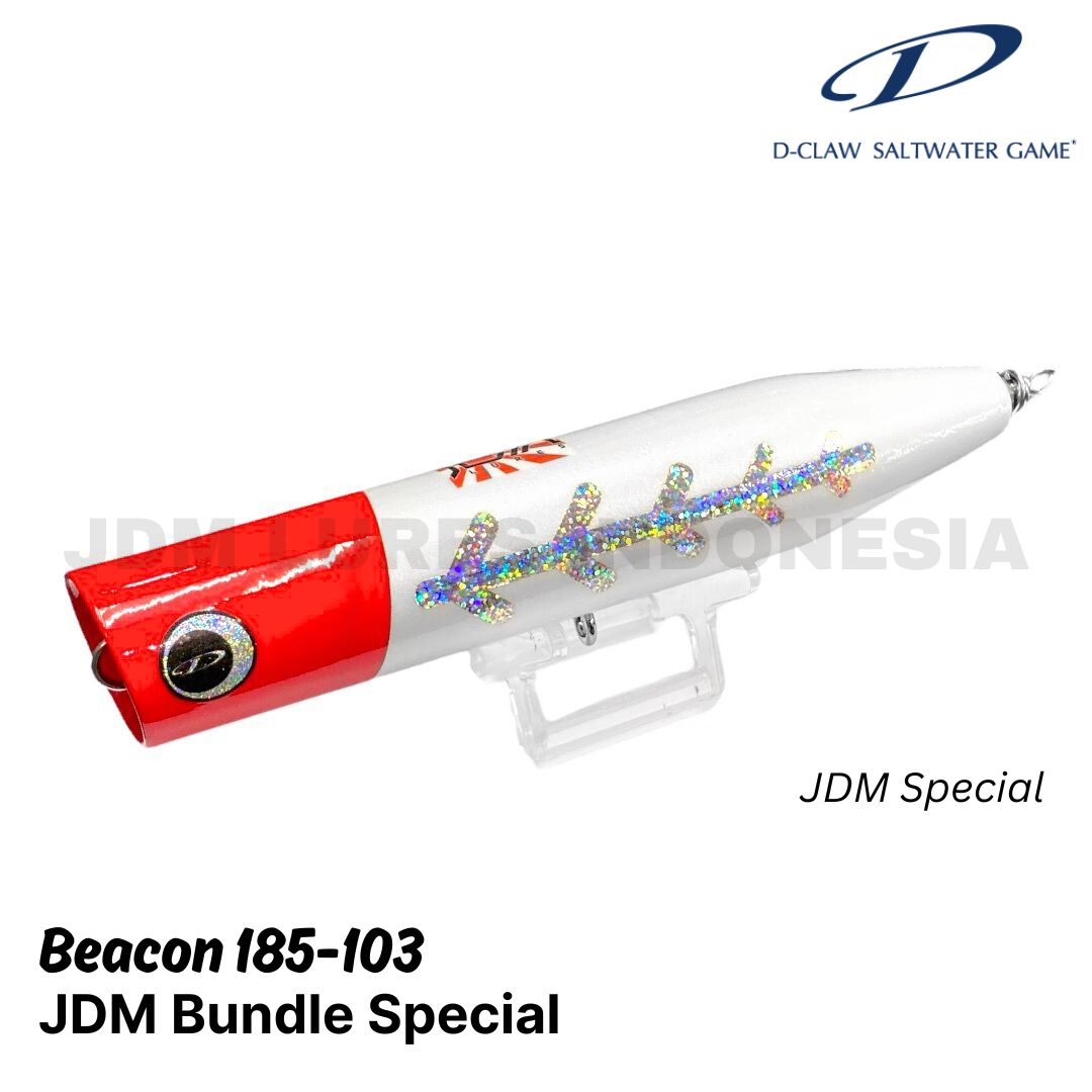 D-Claw Beacon 185-103 Wood Popper 103g 185mm JDM Bundle Spesial